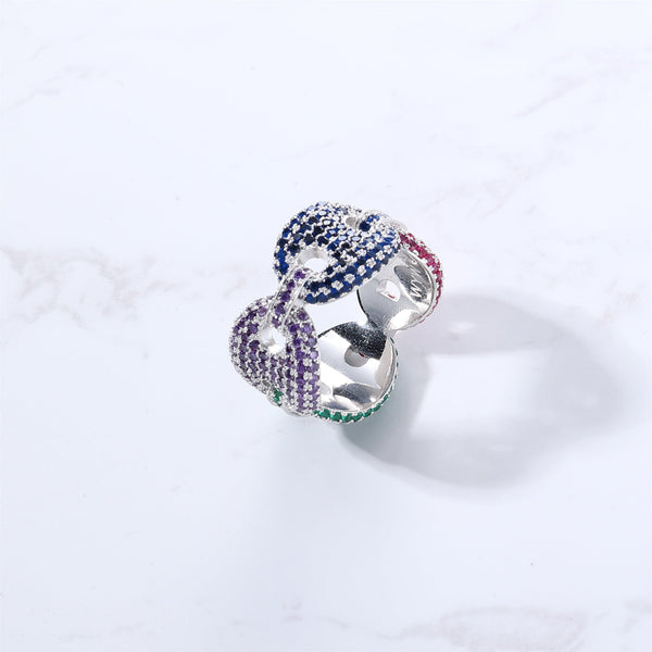 Coffee Bean Link Ring – Way You Want - USA