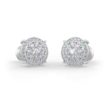 Cluster Micro Pave Earring