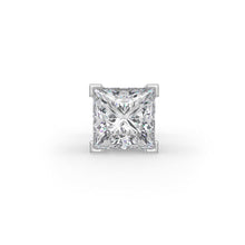 Princess Cut Stud Earring