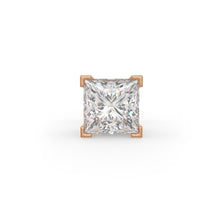 Princess Cut Stud Earring