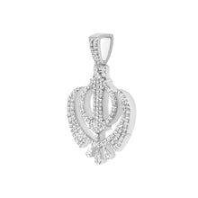 Iced Khanda Pendant