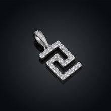 Pave Greca Moissanite Pendant