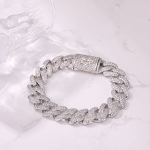 14MM Cuban White Gold Bracelet