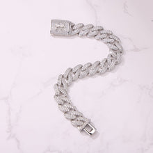 14MM Cuban White Gold Bracelet