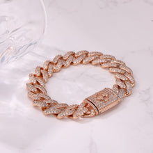 14MM Cuban Rose Gold Bracelet