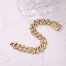 14MM Cuban Yellow Gold Bracelet