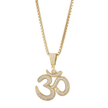 OM Yellow Gold Pendant