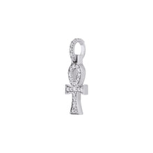 Ankh Cross Moissanite Pendant