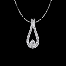 Horse Shoe Moissanite Pendant