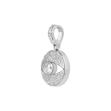 Evil Eye Moissanite Pendant