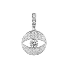 Evil Eye Moissanite Pendant