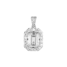 Emerald Moissanite Pendant