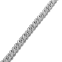 10MM White Gold Cuban Chain