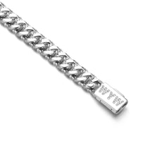 10MM Cuban White Gold Bracelet