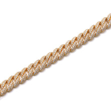 10MM Cuban Yellow Gold Bracelet