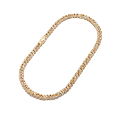 10MM Yellow Gold Cuban Chain