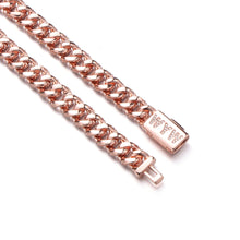 10MM Cuban Rose Gold Bracelet