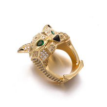 Yellow Gold Panther Ring