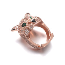 Rose Gold Panther Ring