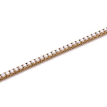 3MM Yellow Gold Tennis Bracelet