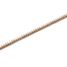 4MM Yellow Gold Tennis Bracelet