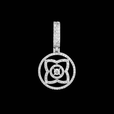 Lotus Moissanite Pendant